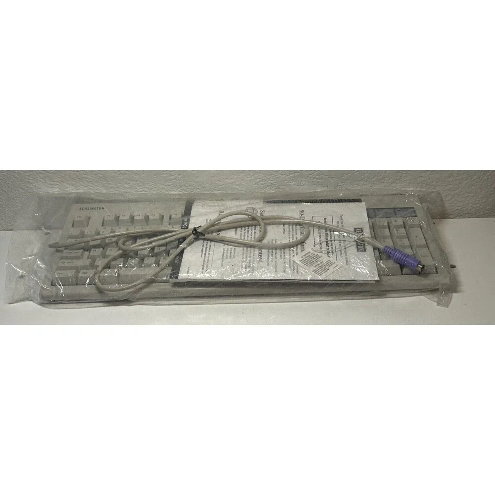 KENSINGTON 64340 A KEYBOARD-IN-A-BOX PS/2 KEYBOARD BRAND NEW w/Tags Perfect Cond